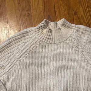 Kendall & Kylie Ivory Knit Turtleneck Sweater